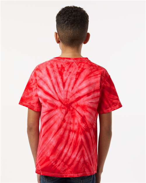 Dyenomite Youth Cyclone Pinwheel Tie-Dyed T-Shirt 20BCY