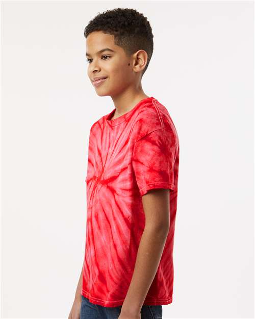 Dyenomite Youth Cyclone Pinwheel Tie-Dyed T-Shirt 20BCY