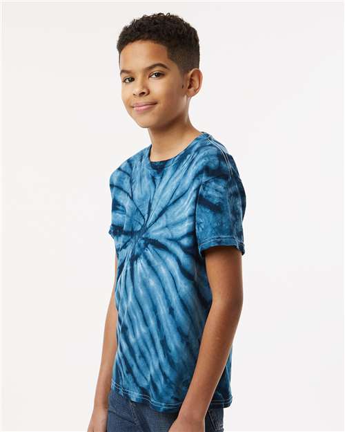 Dyenomite Youth Cyclone Pinwheel Tie-Dyed T-Shirt 20BCY