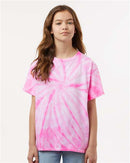 Dyenomite Youth Cyclone Pinwheel Tie-Dyed T-Shirt 20BCY