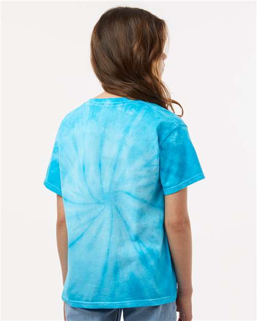 Dyenomite Youth Cyclone Pinwheel Tie-Dyed T-Shirt 20BCY