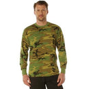 Rothco Long Sleeve Vintage T-Shirt - Woodland Camo. Item