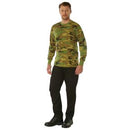 Rothco Long Sleeve Vintage T-Shirt - Woodland Camo. Item