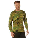 Rothco Long Sleeve Vintage T-Shirt - Woodland Camo. Item