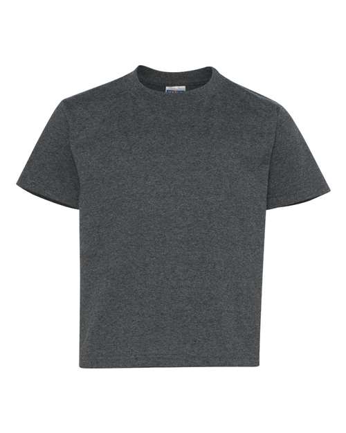 JERZEES Dri-Power® Youth 50/50 T-Shirt 29BR - Black Heather