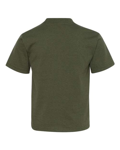 JERZEES Dri-Power® Youth 50/50 T-Shirt 29BR - Military Green