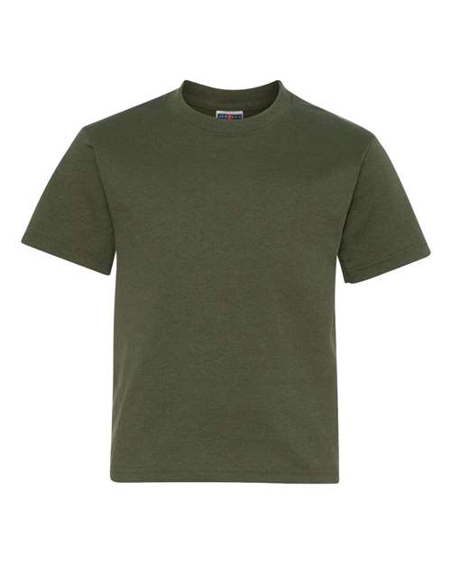 JERZEES Dri-Power® Youth 50/50 T-Shirt 29BR - Military Green