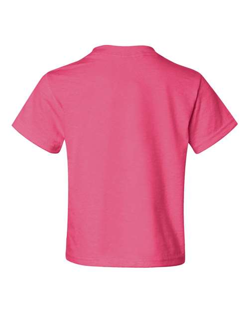 JERZEES Dri-Power® Youth 50/50 T-Shirt 29BR - Neon Pink