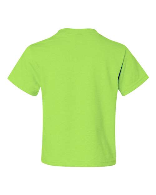 JERZEES Dri-Power® Youth 50/50 T-Shirt 29BR - Neon Green