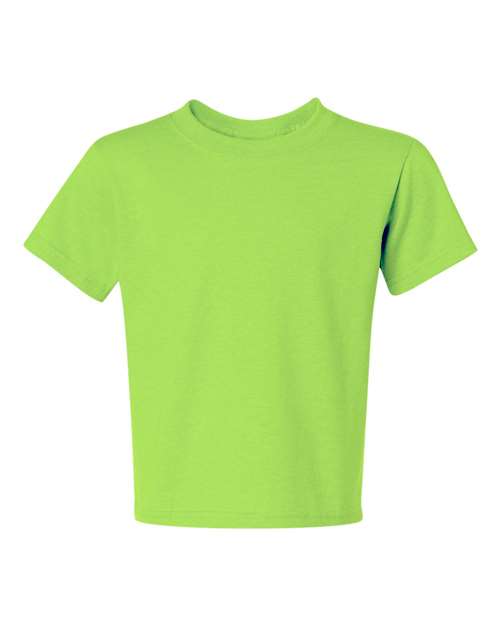 JERZEES Dri-Power® Youth 50/50 T-Shirt 29BR - Neon Green