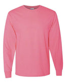 JERZEES Dri-Power® Long Sleeve 50/50 T-Shirt 29LSR - Neon Pink