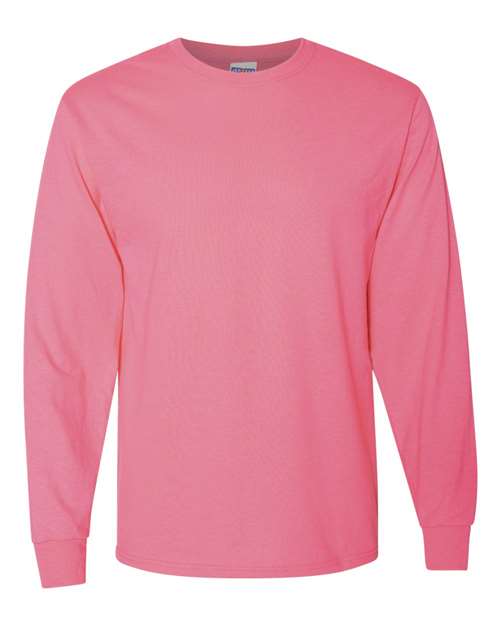 JERZEES Dri-Power® Long Sleeve 50/50 T-Shirt 29LSR - Neon Pink