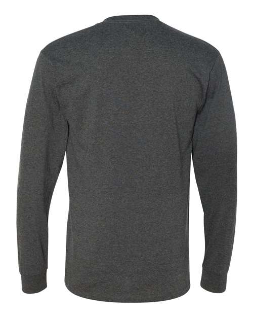 JERZEES Dri-Power® Long Sleeve 50/50 T-Shirt 29LSR - Black Heather