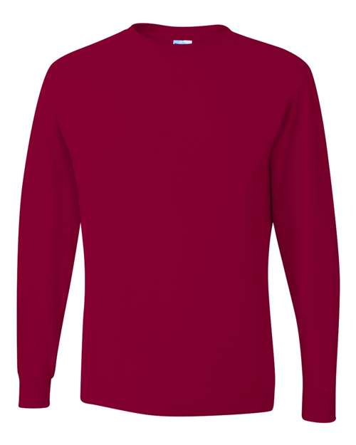 JERZEES Dri-Power® Long Sleeve 50/50 T-Shirt 29LSR - Cardinal