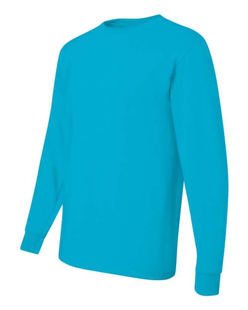 JERZEES Dri-Power® Long Sleeve 50/50 T-Shirt 29LSR - California Blue