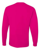 JERZEES Dri-Power® Long Sleeve 50/50 T-Shirt 29LSR - Cyber Pink