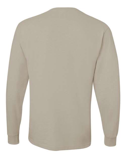 JERZEES Dri-Power® Long Sleeve 50/50 T-Shirt 29LSR - Sandstone