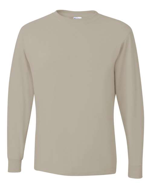 JERZEES Dri-Power® Long Sleeve 50/50 T-Shirt 29LSR - Sandstone