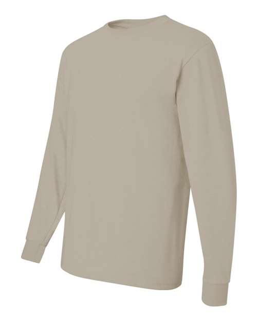 JERZEES Dri-Power® Long Sleeve 50/50 T-Shirt 29LSR - Sandstone