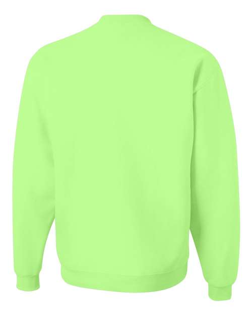 JERZEES NuBlend® Crewneck Sweatshirt 562MR - Neon Green