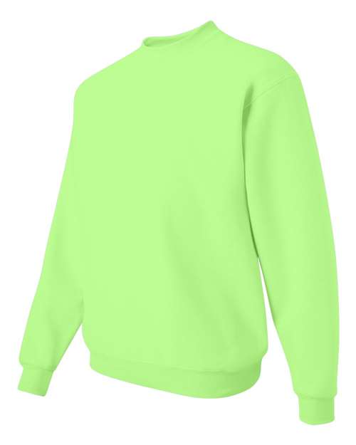JERZEES NuBlend® Crewneck Sweatshirt 562MR - Neon Green