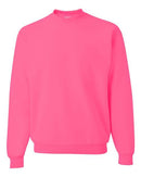 JERZEES NuBlend® Crewneck Sweatshirt 562MR - Neon Pink