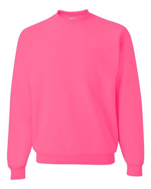 JERZEES NuBlend® Crewneck Sweatshirt 562MR - Neon Pink