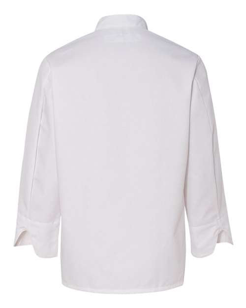 Chef Designs Eight Knot Button Chef Coat with Thermometer Pocket 0414