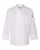 Chef Designs Eight Knot Button Chef Coat with Thermometer Pocket 0414