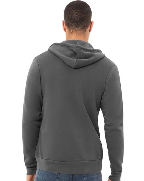 BELLA + CANVAS Sponge Fleece Full-Zip Hoodie 3739 - Asphalt