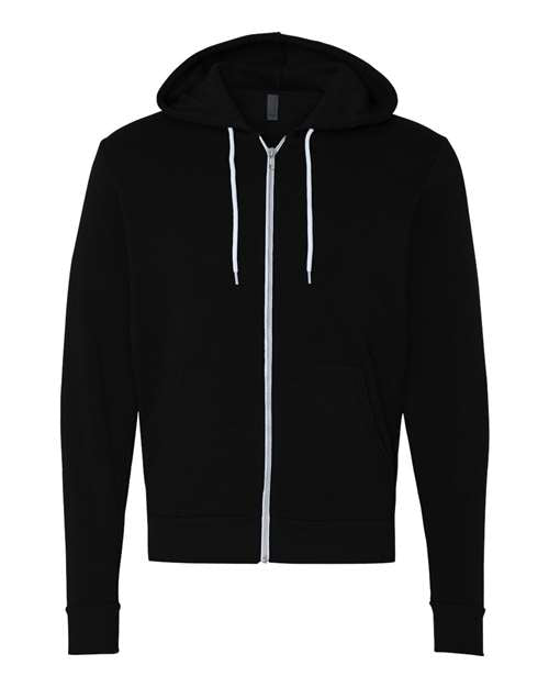 BELLA + CANVAS Sponge Fleece Full-Zip Hoodie 3739 - Black