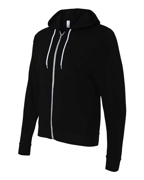 BELLA + CANVAS Sponge Fleece Full-Zip Hoodie 3739 - Black