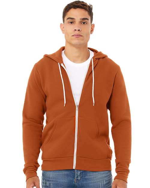BELLA + CANVAS Sponge Fleece Full-Zip Hoodie 3739 - Autumn
