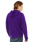 BELLA + CANVAS Sponge Fleece Full-Zip Hoodie 3739 - Team Purple