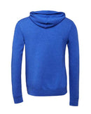 BELLA + CANVAS Sponge Fleece Full-Zip Hoodie 3739 - True Royal