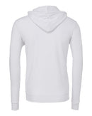 BELLA + CANVAS Sponge Fleece Full-Zip Hoodie 3739 - White