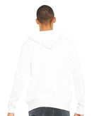 BELLA + CANVAS Sponge Fleece Full-Zip Hoodie 3739 - White