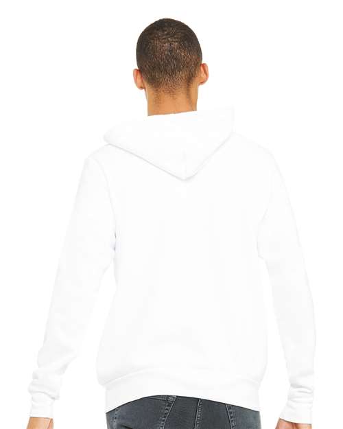 BELLA + CANVAS Sponge Fleece Full-Zip Hoodie 3739 - White