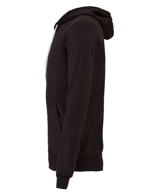 BELLA + CANVAS Sponge Fleece Full-Zip Hoodie 3739 - Dark Grey Heather