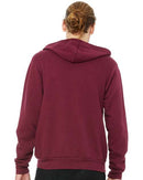 BELLA + CANVAS Sponge Fleece Full-Zip Hoodie 3739 - Maroon