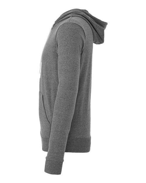 BELLA + CANVAS Sponge Fleece Full-Zip Hoodie 3739 - Deep Heather