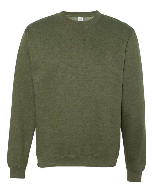 Independent Trading Co. Midweight Crewneck Sweatshirt SS3000 - Army Heather