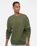 Independent Trading Co. Midweight Crewneck Sweatshirt SS3000 - Army Heather