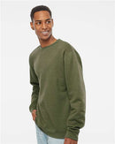 Independent Trading Co. Midweight Crewneck Sweatshirt SS3000 - Army Heather