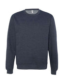 Independent Trading Co. Midweight Crewneck Sweatshirt SS3000 - Classic Navy Heather