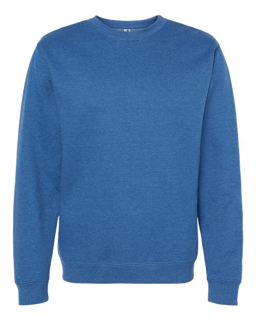 Independent Trading Co. Midweight Crewneck Sweatshirt SS3000 - Royal Heather