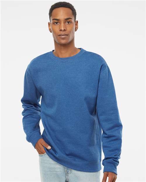 Independent Trading Co. Midweight Crewneck Sweatshirt SS3000 - Royal Heather