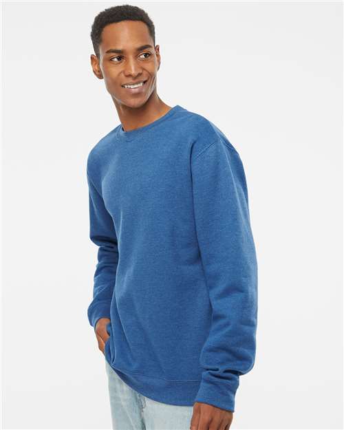 Independent Trading Co. Midweight Crewneck Sweatshirt SS3000 - Royal Heather