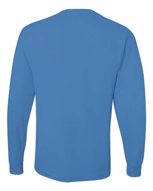 JERZEES Dri-Power® Long Sleeve 50/50 T-Shirt 29LSR - Columbia Blue
