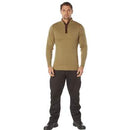 Rothco 3-Button Sweater with Suede Accents. Item